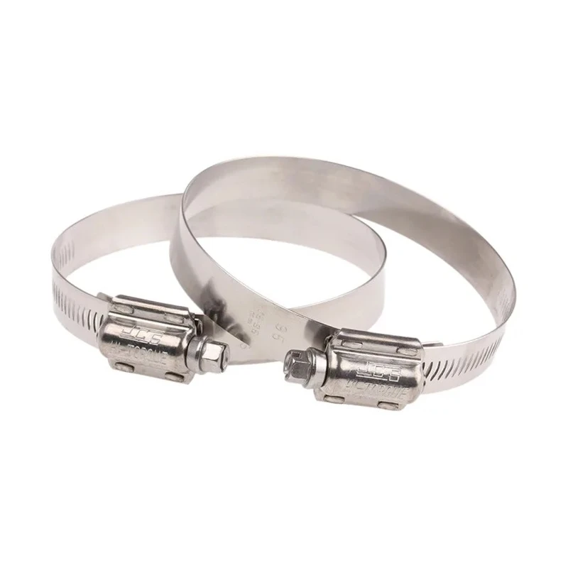 HI-TORQUE Heavy-Duty Stainless Steel Slotted Hex Worm Drive Hose & Jubilee Clip 75-95 mm ID HTM95P