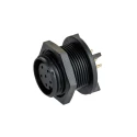 Bulgin Industrial Circular Connector 6 Contacts PCB Mount Miniature Socket Female IP68 Buccaneer 400 Series PX0413/06S/PC