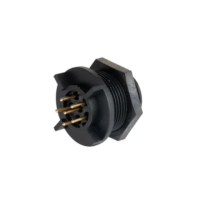 Bulgin Industrial Circular Connector 6 Contacts PCB Mount Miniature Socket Female IP68 Buccaneer 400 Series PX0413/06S/PC