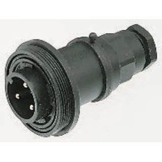 Bulgin Industrial Circular Connector 12 Contacts In-Line Plug Male IP68 Standard Buccaneer Series PX0795/P