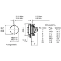 Bulgin Industrial Circular Connector 12 Contacts In-Line Plug Male IP68 Standard Buccaneer Series PX0795/P