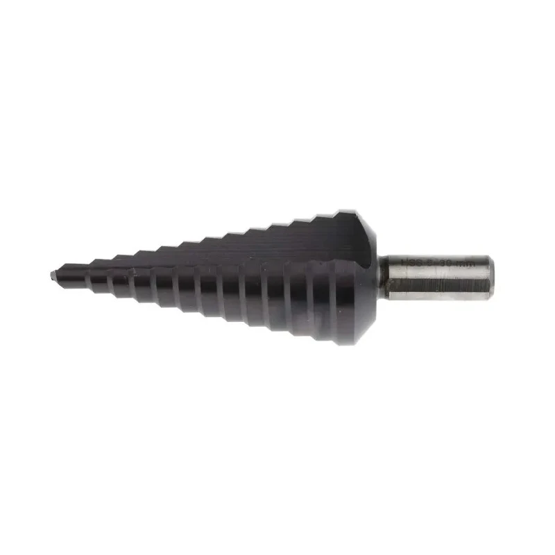 EXACT HSS Step Drill Bit 12 to 20 mm Diameter, 98 mm Length, Hex Shank, Titanium Aluminium Nitride Coated 4450068