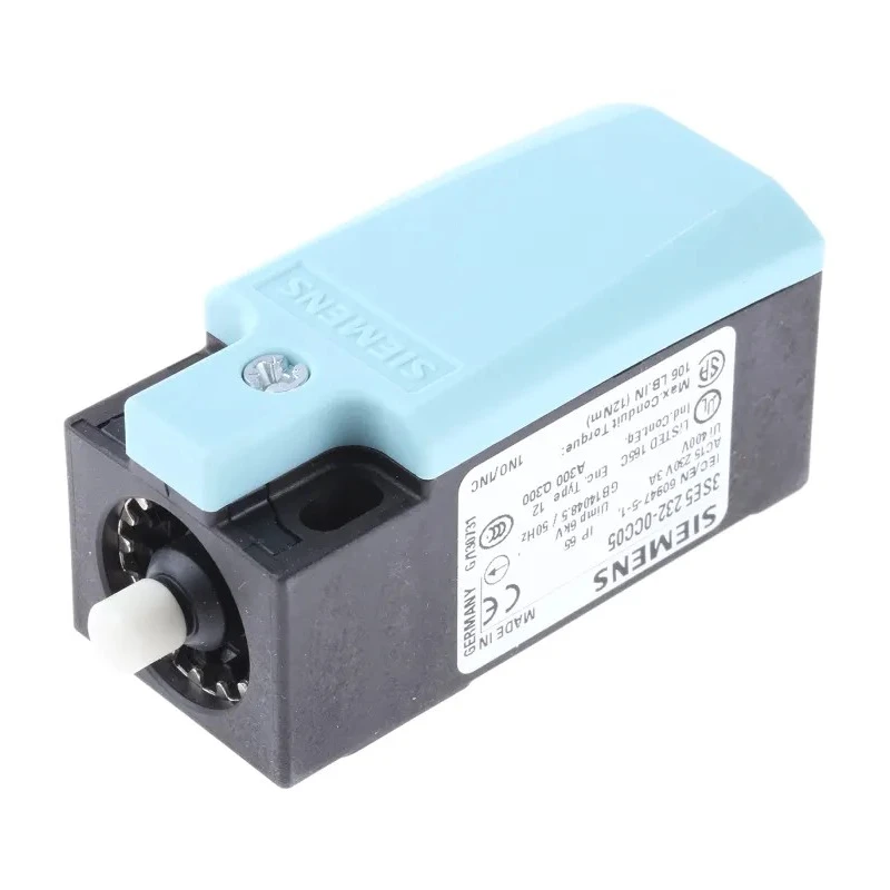 Siemens 3SE5 Series Plunger Interlock Switch, 1 NO/1 NC Contact, IP65, Plastic Housing, 4A 