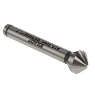 EXACT Drill Bit, 10.4 mm Head Diameter, 3 Flutes, 90° Countersink Angle, 50 mm Length, 6 mm Shank Diameter 4405713
