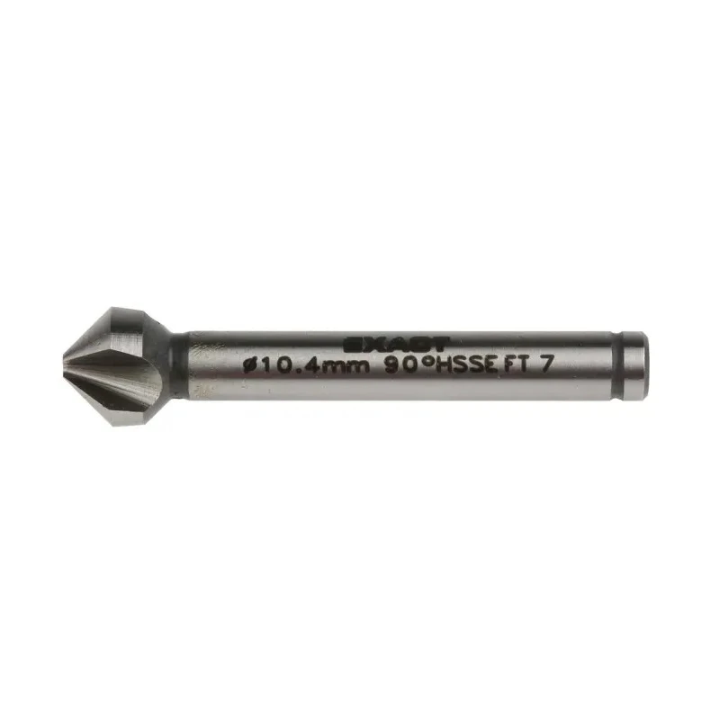 EXACT Drill Bit, 10.4 mm Head Diameter, 3 Flutes, 90° Countersink Angle, 50 mm Length, 6 mm Shank Diameter 4405713