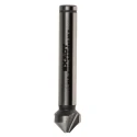 EXACT High Speed Steel-E Drill Bit 12.4 mm Head Diameter 3 Flutes 90° Countersink Angle 8 mm Shank Diameter Model 4405715