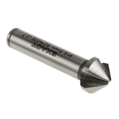 EXACT High Speed Steel-E Drill Bit 16.5 mm Head Diameter 90° Countersink Angle 3 Flutes 60 mm Overall Length 10 mm 4405718