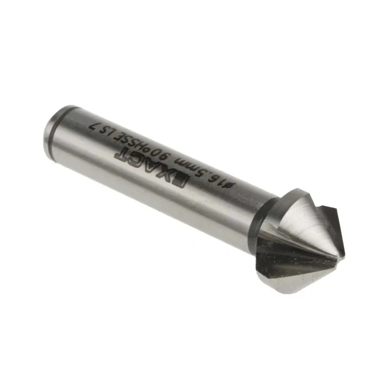 EXACT High Speed Steel-E Drill Bit 16.5 mm Head Diameter 90° Countersink Angle 3 Flutes 60 mm Overall Length 10 mm 4405718