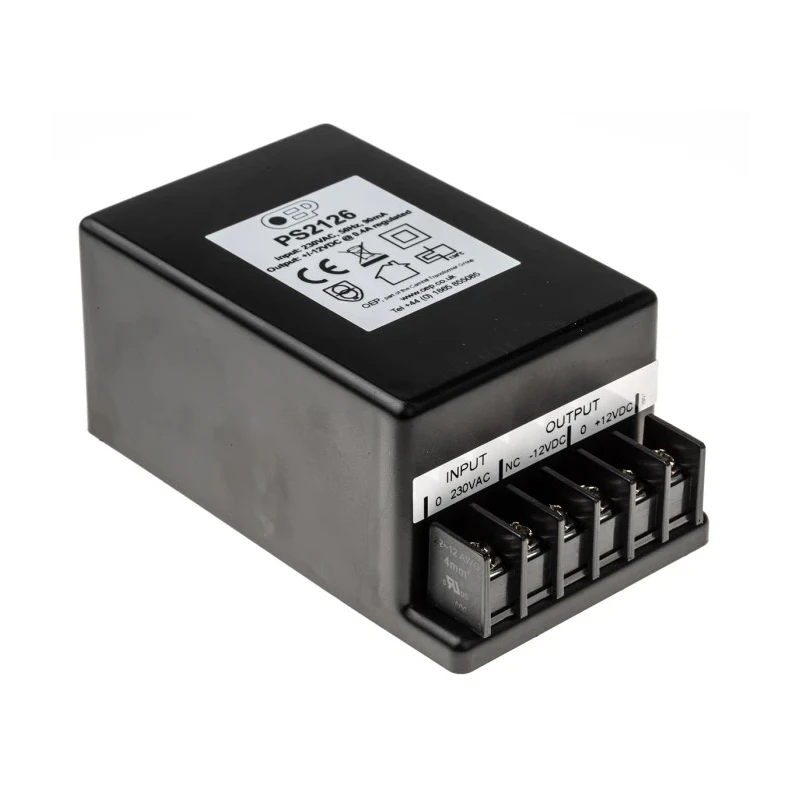 OEP 2 Output Linear Power Supply 12V 400mA 9.6W Embedded Regulated Dual PS2126