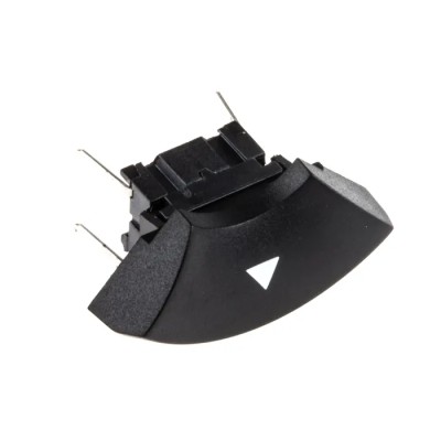 MEC Black Round IP67 Rated Tactile Switch, SPST 50mA 24V DC Momentary PCB Mount IP67 