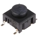 MEC IP67 Black Tactile Switch Button 2.9 mm SPST 50mA 24V DC PCB Mount 