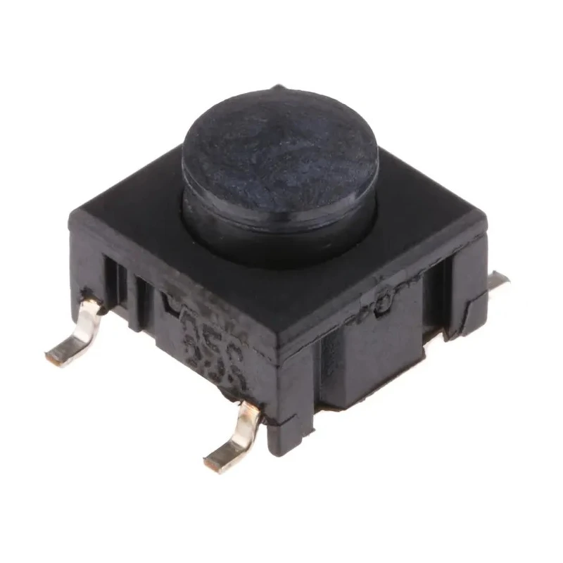 MEC IP67 Black Tactile Switch Button 2.9 mm SPST 50mA 24V DC PCB Mount 