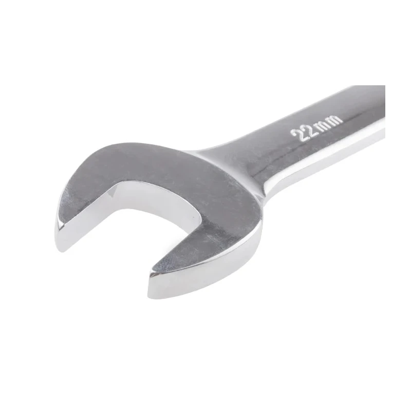 RS PRO Double Ended Open Spanner Metric, 20 to 22 mm² Size, Chrome Vanadium Steel, Chrome Finish, 225mm Overall 495-3740