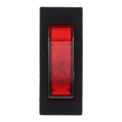TE Connectivity Illuminated SPST On-Off Rocker Switch Panel 10A Polyamide 66 Gemini A Series 1634202-5