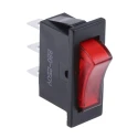 TE Connectivity Illuminated SPST On-Off Rocker Switch Panel 10A Polyamide 66 Gemini A Series 1634202-5