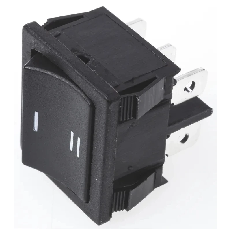 TE Connectivity DPST On-On On-On Rocker Switch Panel 1-1634200-2