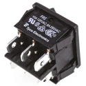 TE Connectivity DPST On-On On-On Rocker Switch Panel 1-1634200-2