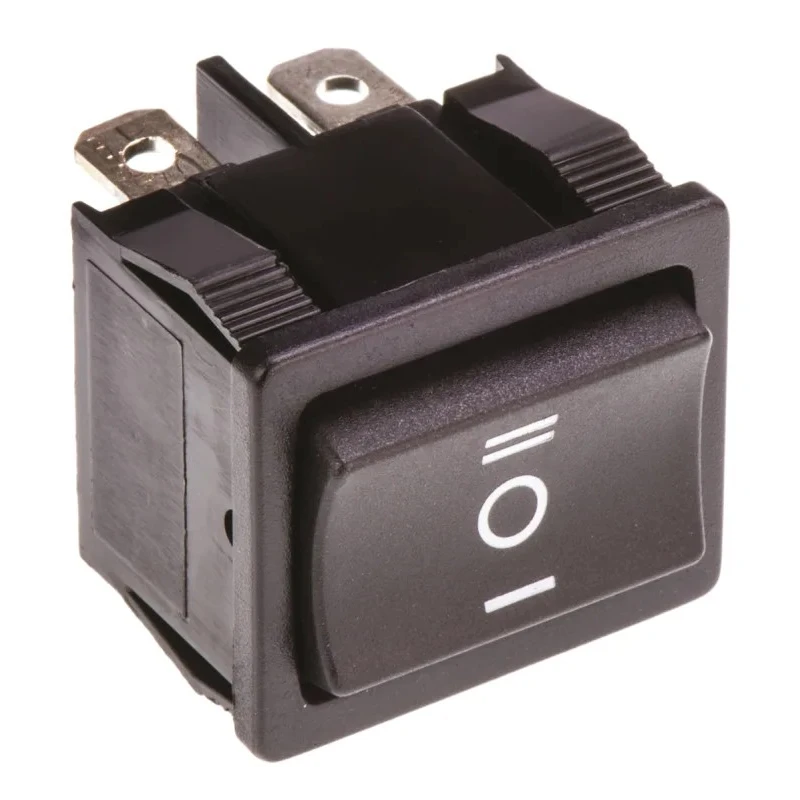 TE Connectivity DPDT On-Off-On (On)-Off-(On) Rocker Switch Panel 10A 125Vac 6A 250Vac 2-1634200-5