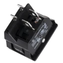 TE Connectivity Illuminated DPST On-Off Rocker Switch Panel Housing Polyamide 66 Gemini A Series 1634201-5