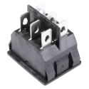 TE Connectivity DPDT Rocker Switch Panel On-Off-On Operation 16A Contact Current Model 1-1634201-2