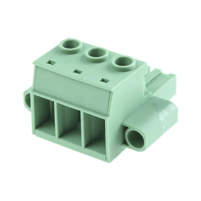 Phoenix Contact Pluggable Terminal Block 3-Contact, 10.16 mm Pitch, Screw Connection, Horizontal Orientation 1967469