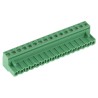 Phoenix Contact MSTB 2.5/16-ST-5.08 Series Pluggable Terminal Block, 16-Contact, 5.08 mm Pitch, 1 Row, Green 1757158