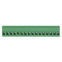 Phoenix Contact MSTB 2.5/16-ST-5.08 Series Pluggable Terminal Block, 16-Contact, 5.08 mm Pitch, 1 Row, Green 1757158