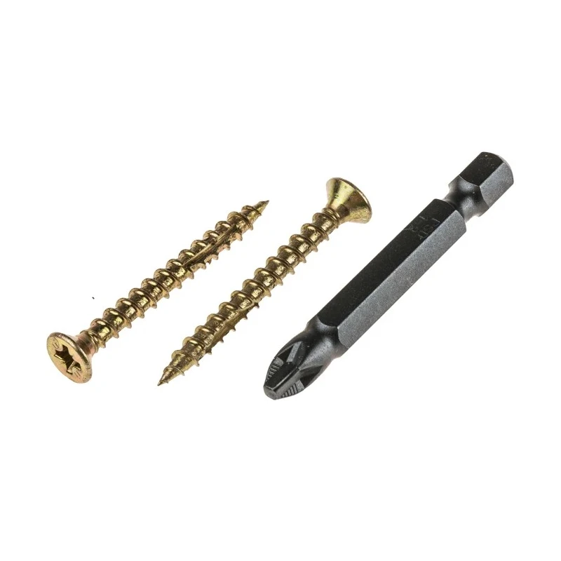 ULTI-MATE Pozisquare Countersunk Steel Wood Screw Passivated Zinc Plated M4 Thread 40 mm Length ULT/060