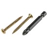 ULTI-MATE Pozisquare Countersunk Steel Wood Screw Passivated Zinc Plated M4 Thread 40 mm Length ULT/060