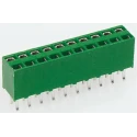 TE Connectivity AMPMODU HV100 Series 12-Contact 2-Row 2.54 mm Pitch Straight Through Hole PCB Socket HV100
