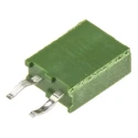TE Connectivity AMPMODU HV100 Series Straight Through Hole PCB Socket, 2-Contact, 1 Row, 2.54 mm Pitch Solder HV100