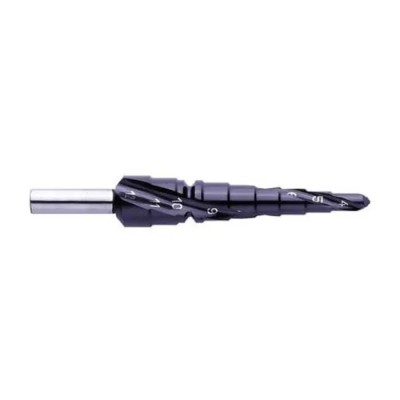 EXACT High Speed Steel Drill Bit Hex Shank 4 to 12 mm Diameter Titanium Aluminium Nitride Finish 4407021