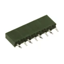 TE Connectivity AMPMODU Series Straight Through Hole PCB Socket, 8-Contact, 1 Row, 2.54 mm Pitch, Solder Termination HV100