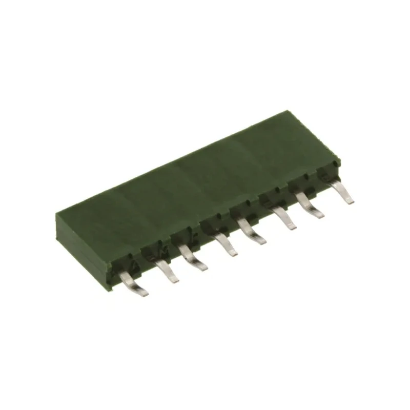 TE Connectivity AMPMODU Series Straight Through Hole PCB Socket, 8-Contact, 1 Row, 2.54 mm Pitch, Solder Termination HV100