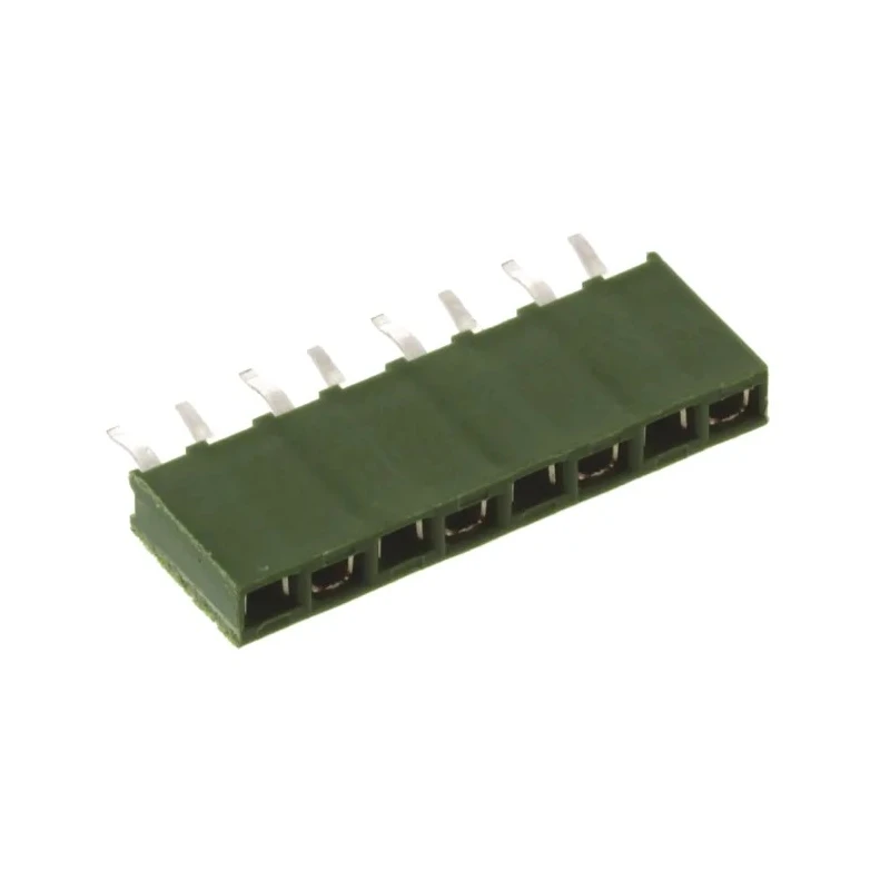 TE Connectivity AMPMODU Series Straight Through Hole PCB Socket, 8-Contact, 1 Row, 2.54 mm Pitch, Solder Termination HV100
