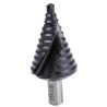 EXACT High Speed Steel Step Drill Bit with Titanium Aluminium Nitride Finish 6 to 36 mm Diameter Hex Shank 4407025
