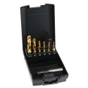 EXACT Tap & Drill Set, M10 Thread, Metric Standard, HSS, 7 Pieces 4405930