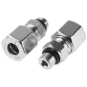 Parker Hydraulic Fitting Male G 90°, Steel Zinc Plated 8 mm Hose ID GE08LR1/8EDCF