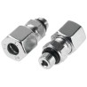 Parker Hydraulic Fitting Male G 90°, Steel Zinc Plated 8 mm Hose ID GE08LR1/8EDCF