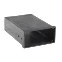 RS PRO Black Flame Retardant Glass Fibre Reinforced Noryl Instrument Case 48 mm x 138 mm x 96 mm 500-005
