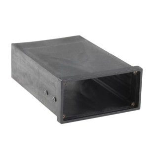 RS PRO Black Flame Retardant Glass Fibre Reinforced Noryl Instrument Case 48 mm x 138 mm x 96 mm 500-005