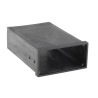 RS PRO Black Flame Retardant Glass Fibre Reinforced Noryl Instrument Case 48 mm x 138 mm x 96 mm 500-005