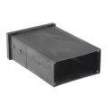 RS PRO Black Flame Retardant Glass Fibre Reinforced Noryl Instrument Case 48 mm x 138 mm x 96 mm 500-005