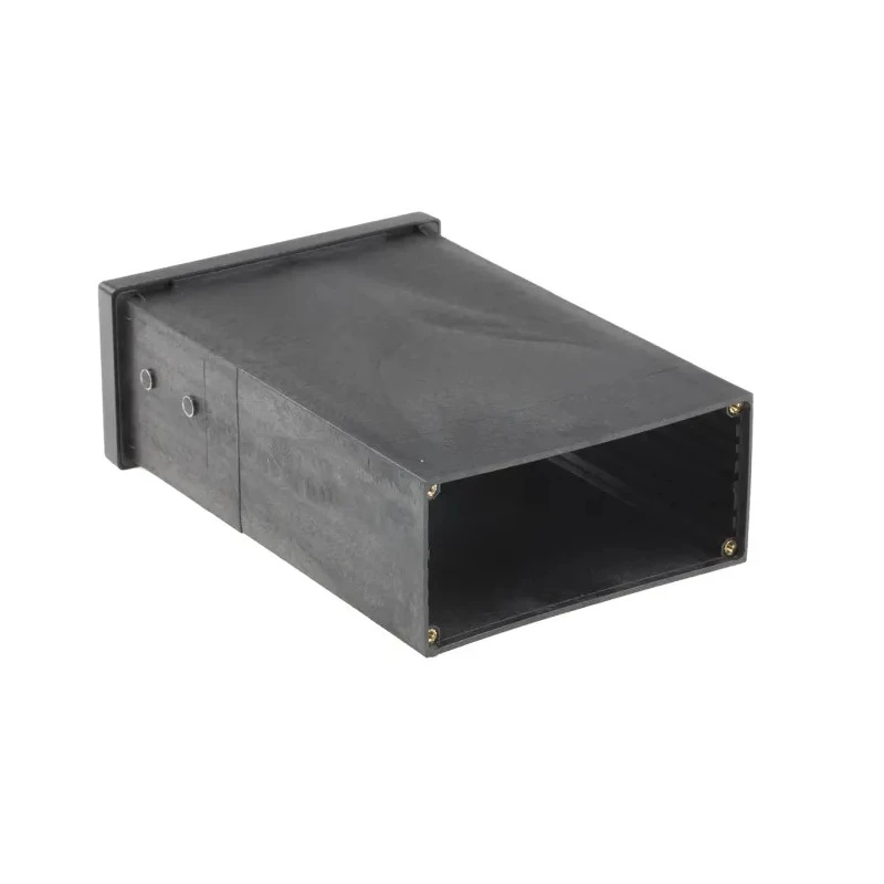 RS PRO Black Flame Retardant Glass Fibre Reinforced Noryl Instrument Case 48 mm x 138 mm x 96 mm 500-005