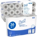 SCOTT Commercial Grade 2-Ply Toilet Roll 38.4m Roll Length 11520 Sheets 36 Rolls 45mm Core Diameter 8538