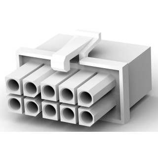 TE Connectivity MATE-N-LOK Wire to Wire Connector Cable 10 Pole, 9A, 600V AC, Nylon Housing, Crimp Termination 794781-1