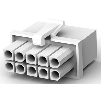 TE Connectivity MATE-N-LOK Wire to Wire Connector Cable 10 Pole, 9A, 600V AC, Nylon Housing, Crimp Termination 794781-1