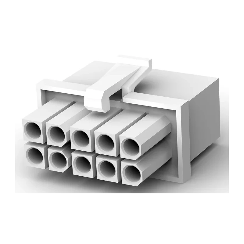 TE Connectivity MATE-N-LOK Wire to Wire Connector Cable 10 Pole, 9A, 600V AC, Nylon Housing, Crimp Termination 794781-1