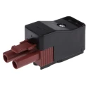 RS PRO Non-Fused Terminal Block 2-Way 2.5mm² Wire 16A Screw 400V Nylon Brass Contacts 495-6200