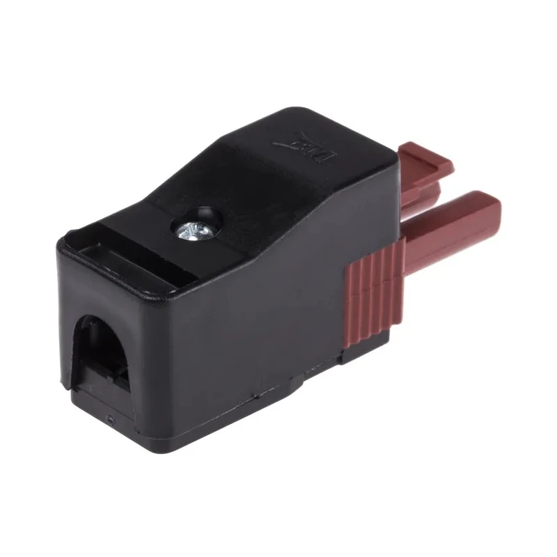 RS PRO Non-Fused Terminal Block 2-Way 2.5mm² Wire 16A Screw 400V Nylon Brass Contacts 495-6200
